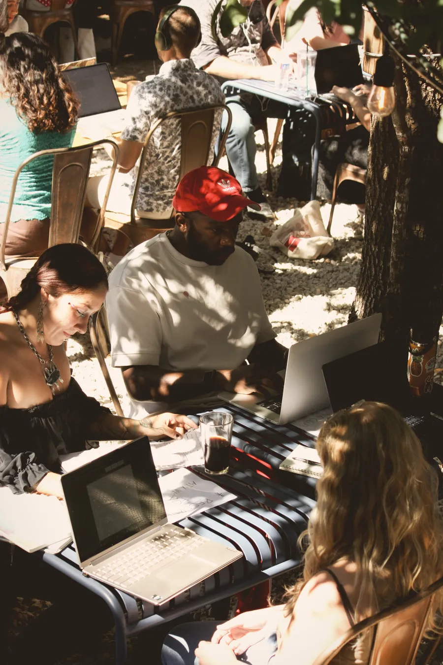 Writers learning about publishing at an ATX Writing Club session